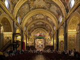 Interior of St John's Cocathedral  Valletta  Malta  Europe