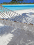 Hammock on Tropical Beach  Maldives  Indian Ocean  Asia
