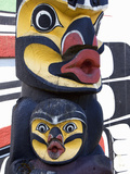 Totem Pole  Thunderbird Park  Victoria  Vancouver Island  British Columbia  Canada  North America