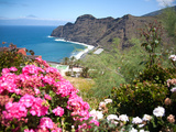 Mountain Landscape  La Gomera  Canary Islands  Spain Atlantic  Europe