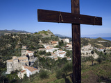 View over Village Used as Set for Filming the Godfather  Savoca  Sicily  Italy  Europe