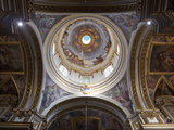 Interior of Dome  St Paul's Cathedral  Mdina  Malta  Europe
