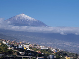 Orotava Valley and Pico Del Teide  Tenerife  Canary Islands  Spain  Europe