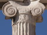 Detail of Pillar on the Erechtheion at the Acropolis  UNESCO World Heritage Site  Athens  Greece  E