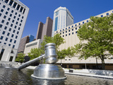 Gavel Sculpture Outside the Ohio Judicial Center  Columbus  Ohio  United States of America  North A