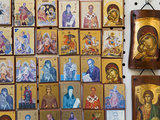 Orthodox Icons for Sale in the Plaka District  Athens  Greece  Europe