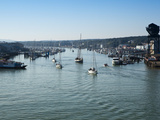 Harbour Entrance to Cowes  Isle of Wight  England  United Kingdom  Europe