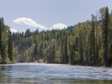 Clearwater River in Wells Grey Provincial Park  British Columbia  Canada  North America