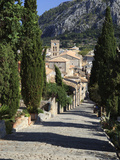 Calvary Steps with View over Old Town  Pollenca (Pollensa)  Mallorca (Majorca)  Balearic Islands  S