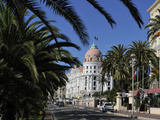 Hotels Lining Promenade Des Anglais  Nice  Alpes Maritimes  Provence  Cote D'Azur  French Riviera  