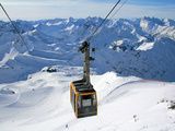 Nebelhorn Cable Car and Allgau Alps Near Oberstdorf  Bavaria  Germany  Europe