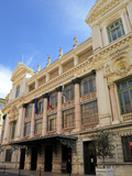 Facade of the Opera Theatre  Nice  Alpes Maritimes  Provence  Cote D'Azur  French Riviera  France  