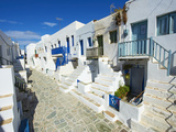 The Chora Village  Kastro  Folegandros  Cyclades Islands  Greek Islands  Greece  Europe 