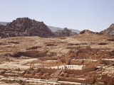 Ruins of the Great Temple in Petra  UNESCO World Heritage Site  Jordan  Middle East