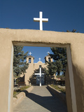 Old Mission of St Francis De Assisi  Built About 1710  Ranchos De Taos  New Mexico  United States 