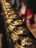 Butter Lamps  Kathmandu  Nepal  Asia