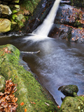 Upper Waterfall at Posforth Gill  Bolton Abbey  Yorkshire  England  United Kingdom  Europe