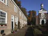 Chapel and Brick Housing Within the Courtyard of the Begijnhof (Beguinage) in Breda  Noord-Brabant 