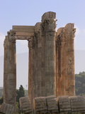 Temple of Olympian Zeus  Athens  Greece  Europe