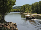 Caberre Boat on the River Dordogne  La Roque-Gageac  Dordogne  France  Europe