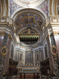 Interior St Paul's Cathedral  Mdina  Malta  Europe
