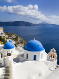 Greek Orthodox Church in Oia Village  Santorini Island  Cyclades  Greek Islands  Greece  Europe