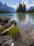 Spirit Island  Maligne Lake  Jasper National Park  UNESCO World Heritage Site  British Columbia  Ro