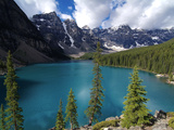Moraine Lake  Valley of the Ten Peaks  Banff National Park  UNESCO World Heritage Site  Alberta  Ro