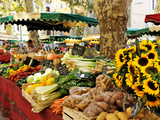 Fruit and Vegetable Market  Aix-En-Provence  Bouches-Du-Rhone  Provence  France  Europe