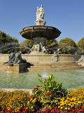 Fontaine De La Rotonde (Rotunda Fountain)  Aix-En-Provence  Bouches-Du-Rhone  Provence  France  Eur