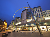 Alliance Sculpture by Metais  St David's Shopping Centre  Cardiff  South Wales  Wales  United King