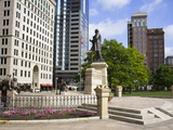 William Mckinley Monument Outside the Ohio Statehouse  Columbus  Ohio  United States of America  No