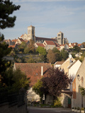 Vezelay Abbey  UNESCO World Heritage Site  from Southwest  Vezelay  Burgundy  France  Europe