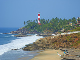 Vizhinjam  Fishing Harbour Near Kovalam and Kovalam Lighthouse  Kerala  India  Asia