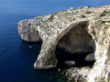 Blue Grotto Near Zurrieq  Malta  Mediterranean  Europe