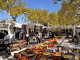 Market Stalls  St Tropez  Var  Provence  Cote D'Azur  France  Europe