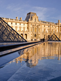 The Pyramid at the Louvre Museum  Paris  France  Europe