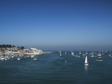 Harbour Entrance to Cowes  Isle of Wight  England  United Kingdom  Europe