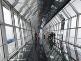 The Observation Bridge with Glass Floor on the 94th Floor of the Shanghai World Financial Center (S
