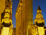 Great Court of Ramesses Ii and Colossal Statues of Ramesses Ii  Temple of Luxor  Thebes  UNESCO Wor