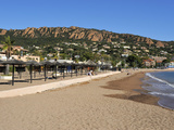 Beach with the Esterel Corniche Mountains in the Background  Agay  Provence  Cote D'Azur  France  M
