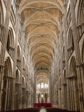 Interior Looking East  Rouen Cathedral  Rouen  Upper Normandy  France  Europe