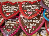 Decorative Gingerbread Cookies at the Stuttgart Beer Festival  Cannstatter Wasen  Stuttgart  Baden-