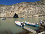 Inland Sea  Dwejra Bay  Gozo  Malta  Mediterranean  Europe