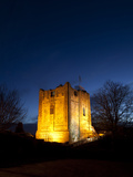 Guildford Castle at Dusk  Guildford  Surrey  England  United Kingdom  Europe