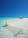 Hammock on Tropical Beach  Maldives  Indian Ocean  Asia