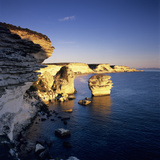 The Falaise at Sunset  Bonifacio  South Corsica  Corsica  France  Mediterranean  Europe