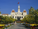 Hotel De Ville (Ho Chi Minh City Hall) Decorated for Chinese New Year  Ho Chi Minh City (Saigon)  V