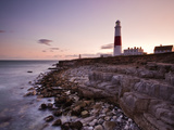 Portland Bill Lighthouse at Sunset  Dorset  England  United Kingdom  Europe