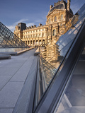 The Pyramid at the Louvre Museum  Paris  France  Europe